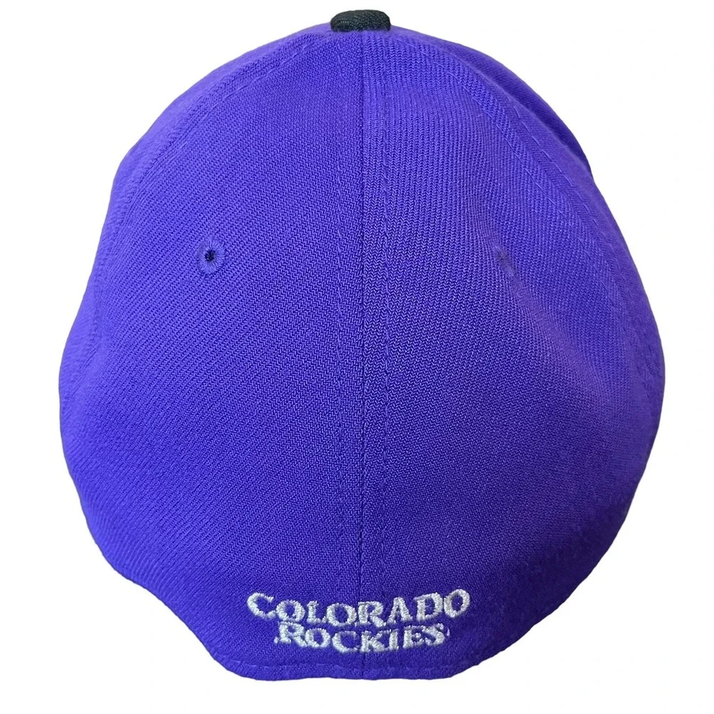Colorado Rockies New Era 39THIRTY Hat M/L Purple Alt 2 Team Classic MLB Cap